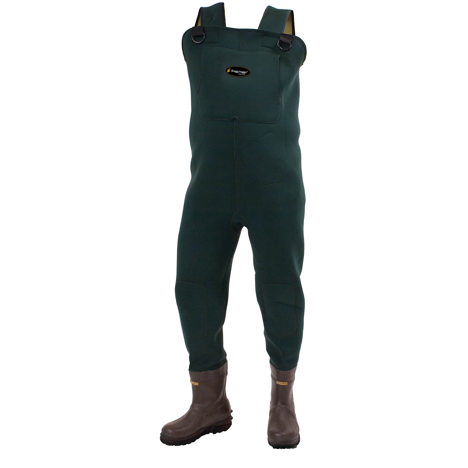 Men's Amphib Bootfoot Neoprene Cleated Chest Wader | Forest Green